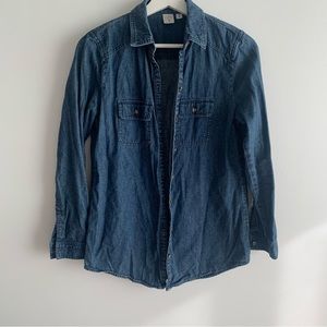 Nordstrom Chambray Shirt Denim Size XS